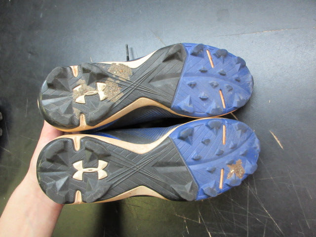 Load image into Gallery viewer, Used Under Armour Leadoff Mid RM Baseball Cleats - Size Youth 3
