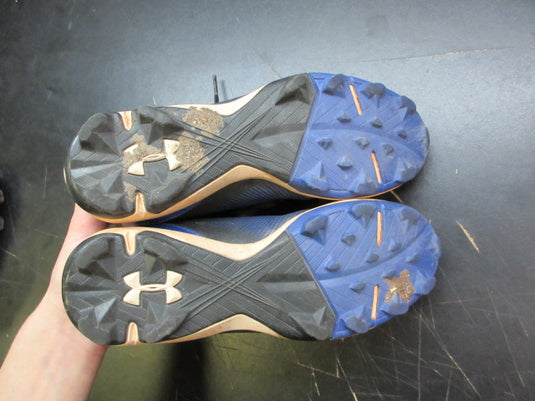 Used Under Armour Leadoff Mid RM Baseball Cleats - Size Youth 3