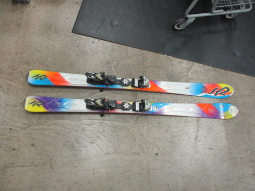 Used K2 Superstitious 153Cm Downhill Skis With Marker Bindings