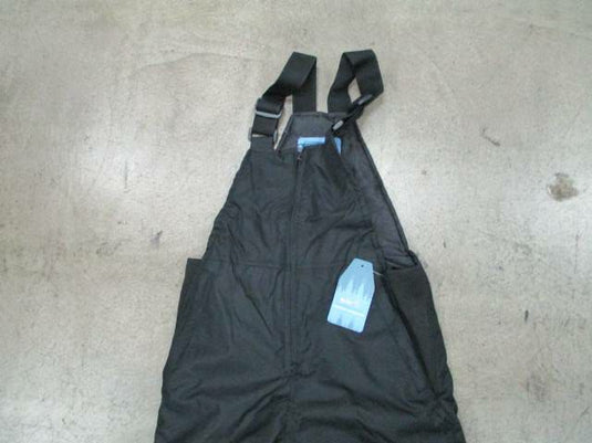 New Pulse Kids Overland Ski Bibs Black Size Youth Small(4/5)