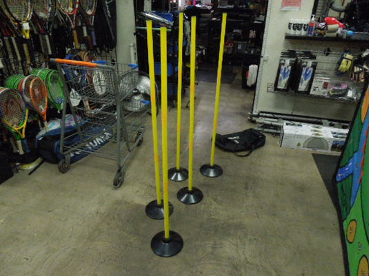 Used SEAOTTER Soccer Agility Poles Set of 5 with Carry Bag