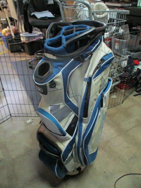 Used Ogio Cart Bag in White and Blue