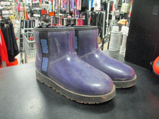 Used UGG Purple Rain Boots size 7