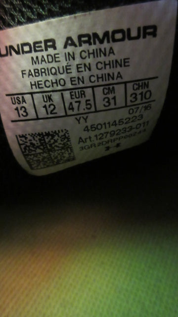 Load image into Gallery viewer, Used Under Armour Charged Metal Baseball Shoes/Cleats Size 13
