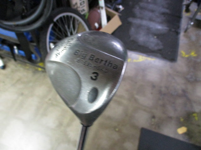 Load image into Gallery viewer, Used Callaway Big Bertha Steelhead 3 Wood
