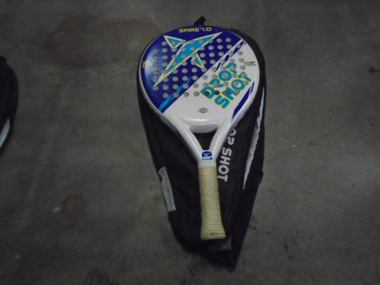 Used Drop Shot Spire 1.0 Padel Paddle w/ Cover