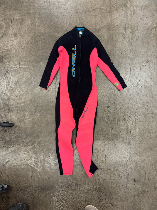 Used O'Neill Option 3/2 mm Ladies Wetsuit Size 12