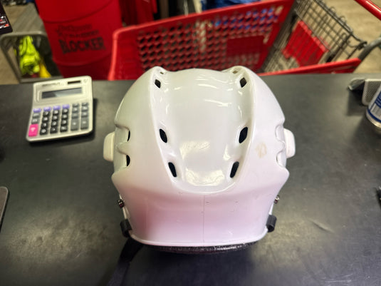 Used Nike Bauer White Hockey Helmet