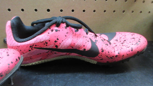 Used Nike Zoom Rival S 9 Paint Splatter Pink Blast Track Shoes - Size 5