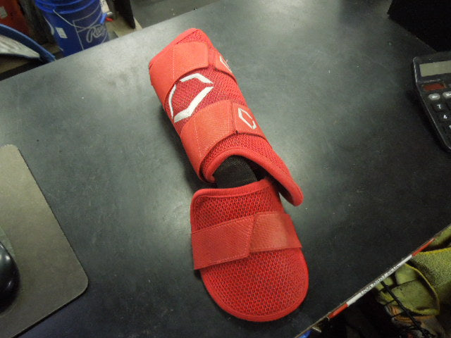 Load image into Gallery viewer, Used Evoshield Right Leg Ankle Guard with Toe Attachment in Red LHH
