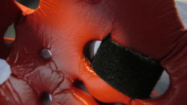 Load image into Gallery viewer, Used Macho ATA Head Gear w/ Face Mask Size Large- wear inside
