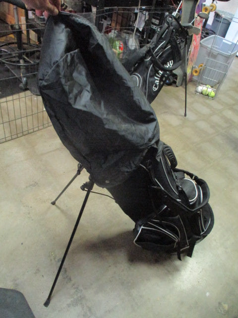 Used Spaco Golf Cart Stand Bag in Black