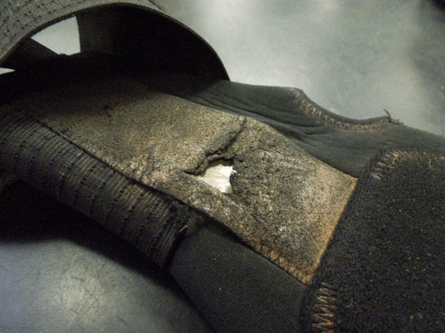 Load image into Gallery viewer, Used Evoshield Autism Speaks Foundation Sliding Mitt Heavy Use on Wrist Guard
