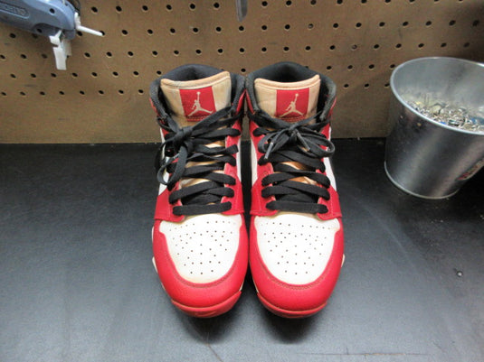 Used Jordan 1 Mid Football Cleats - Size Youth 6