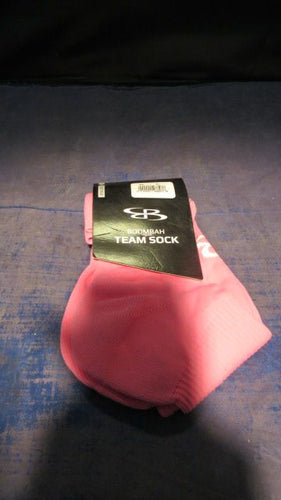 Boombah Pink Team Socks Size Intermediate - Like New