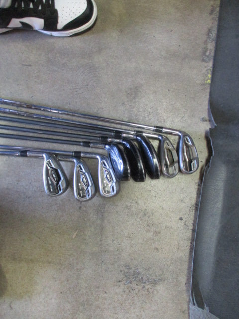 Load image into Gallery viewer, Used Adams Golf A12 OS Iron Hybrid Set 4-9, PW, SW - LH
