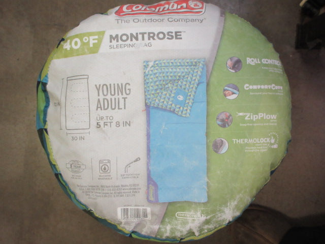 Load image into Gallery viewer, Used Coleman Montrose Young Adult Sleeping Bag
