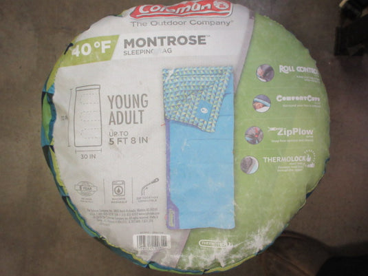 Used Coleman Montrose Young Adult Sleeping Bag