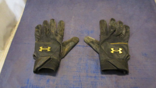 Used Under Armour Clean Up Batting Gloves Youth Size Large