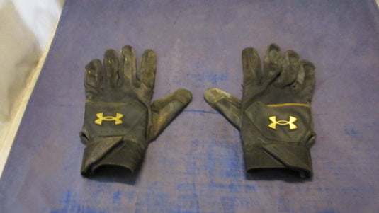 Used Under Armour Clean Up Batting Gloves Youth Size Large
