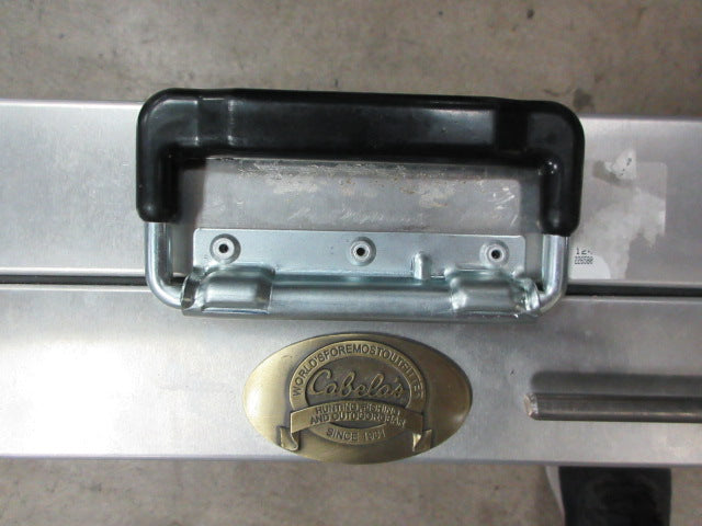 Load image into Gallery viewer, Used Cabelas Aluminum Wheeled Rifle Case 52"x14"x5"
