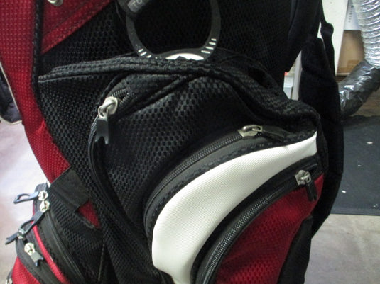 Used Sun Mountain C-130 Golf Cart Bag w/ Carry Strap- zippers broken/ still zips