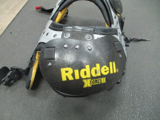 Used Riddell X Force 2 Size Small Shoulder Pads ( Clip is Broken )