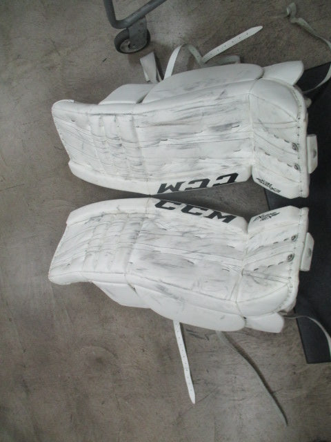 Used CCM Extreme Flex II Hockey Goalie Leg Pads 35