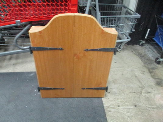 NODOR Supabull Dartboard With Wood Cabinet. Includes Darts