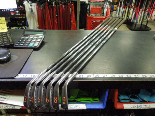 Used PowerBilt TPS 6pc Left Hand Iron Set 3-9 No 7 Iron