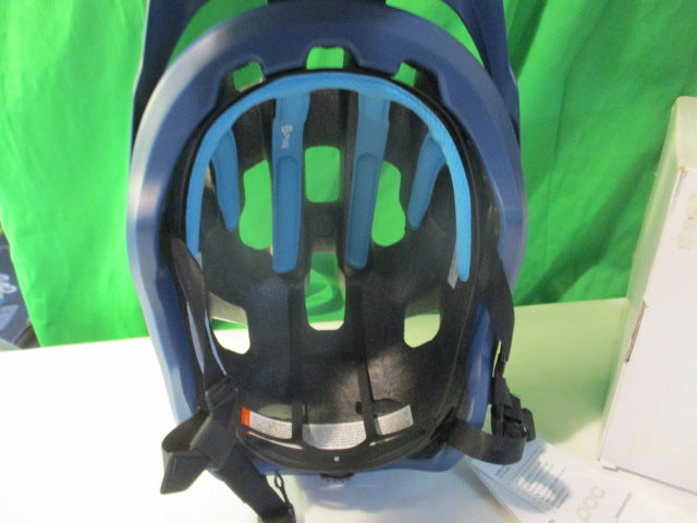 Load image into Gallery viewer, POX Axion SPIN Bicycle Helmet Size 59-62cm XL/XXL - Lead Blue Matte
