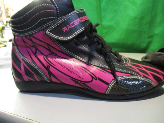 Used RACERDIRECT YOUTH Fire Retardant RACING SHOES SFI 3.3 Size 1