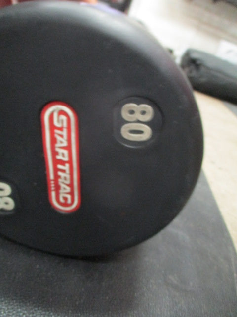 Used Star Trac 80LB Fixed Curl Bar