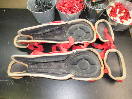Used Louisville Slugger TPX Catchers Shin Guards - Youth