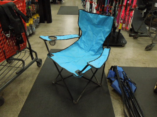 Used Fold Out Camping Chair Carry Strap Attached