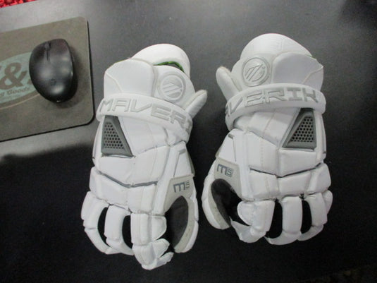 Used Maverik M5 Lacrosse Gloves Size Large