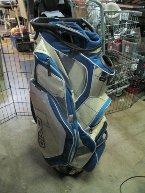 Used Ogio Cart Bag in White and Blue