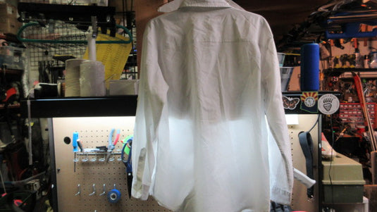 Used HUK White Creekbed Long Sleeve Shirt Size Medium