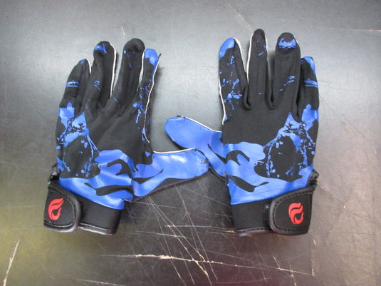 Used Football Receivers Gloves - Size Medium/Large