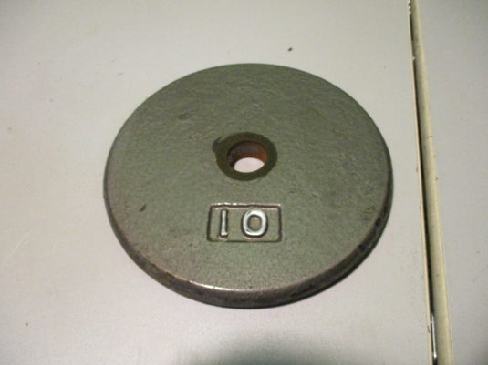 Used Cast Iron 10LB Weight Plate