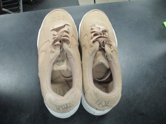 Used Nike Air Force 1 Pixel Particle Shoes Womens Size 10 Sand Brown