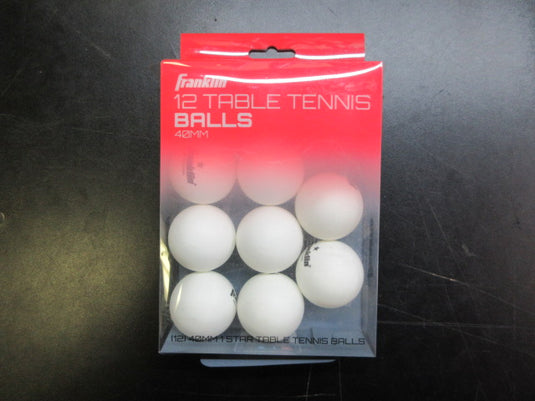 Franklin pack of 12 Table Tennis Balls 40mm 1 Star