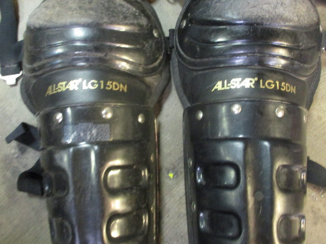 Load image into Gallery viewer, Used All-Star LG15DN Catcher&#39;s Shin Pads
