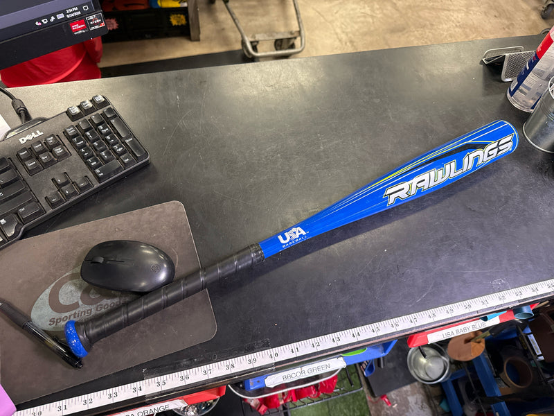 Load image into Gallery viewer, Used Rawlings Raptor T Ball USA Baseball Bat 26 in 14 oz -12
