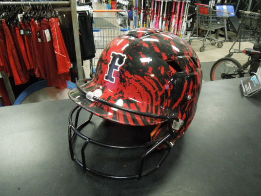 Used Schutt Air Lite Jr. Batting Helmet with Face Mask