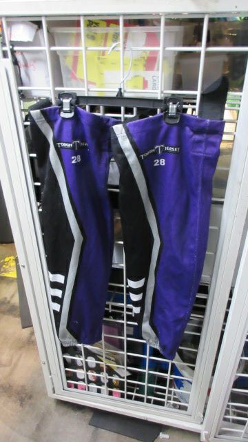 Used Purple Hockey Siocks - wear