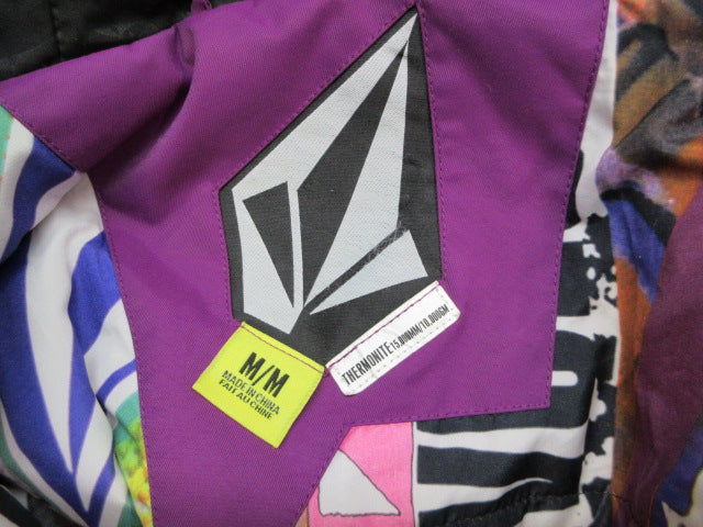 Load image into Gallery viewer, Used Volcom Sky Winter Purple thermonite Hooded Jacket - Size Medium
