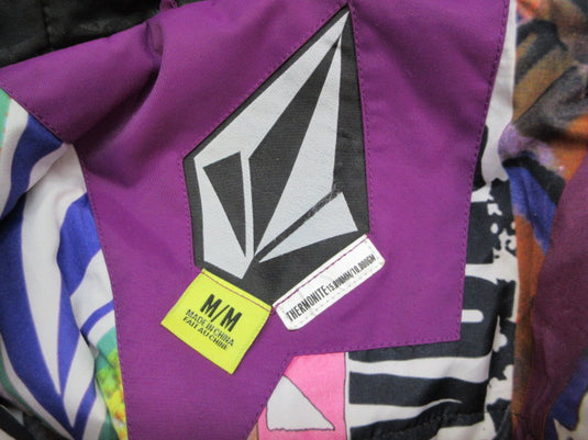 Used Volcom Sky Winter Purple thermonite Hooded Jacket - Size Medium
