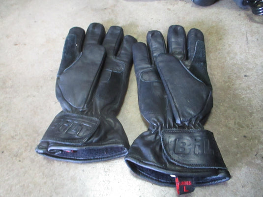 Used Bilt Insulated Leather Ladies Large Winter Gloves