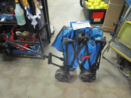 Used ozark trail Blue Wheeled Wagon
